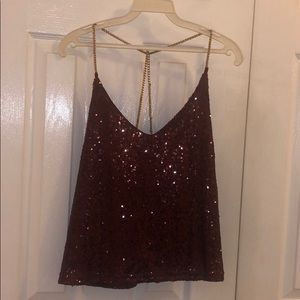 Sequin Tank Top